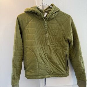 Women Lululemon Dynamic Movement Hoodie Bronze Green